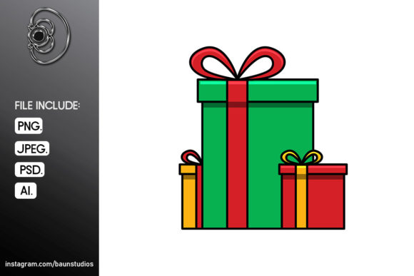 Christmas Cartoon Illustration for Branding and Design Projects