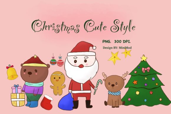 Christmas Cute Style Illustrations