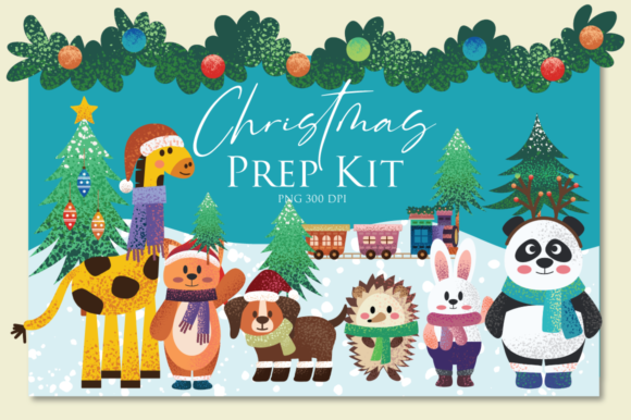 Christmas Prep Kit Illustrations