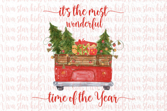 Christmas Truck Sublimation Mug Designs