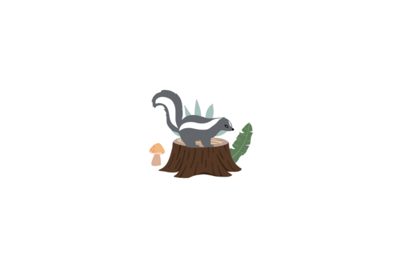 In the Forest - Christmas Animal Illustrations