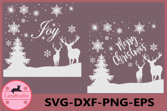 Merry Christmas Deer JOY