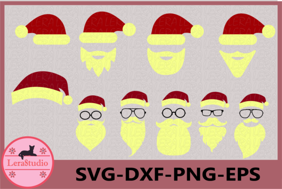 Santa, Christmas Illustrations for Crafting