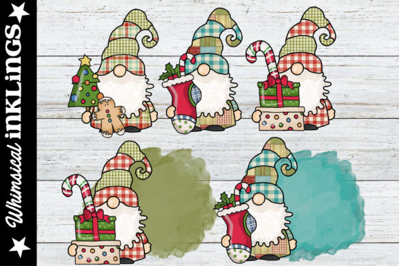 Simple Gnomes Love Christmas Illustration for Branding