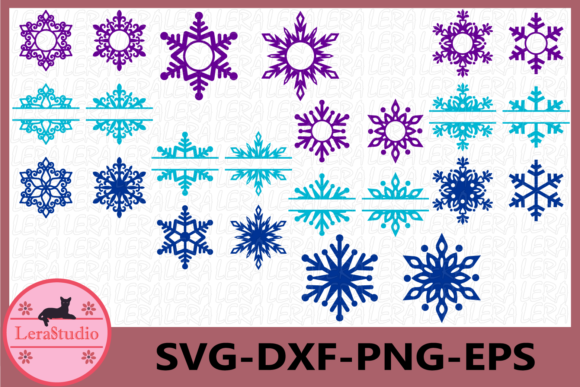 Snowflake Christmas Illustrations for Festive Web Design