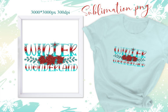 Winter Wonderland Sublimation Christmas Illustrations